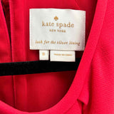 Kate Spade Women's Hot Pink Size 8 Shift Pleated Dress
