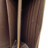 LOUIS VUITTON 2014 Zippy Organizer Brown Zip-Around Damier Ebene Wallet