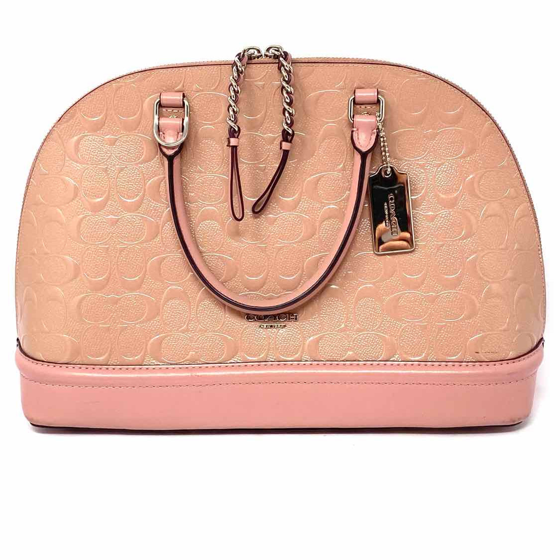 Coach Large Sierra Mauve Half Dome Signature Satchel