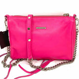 REBECCA MINKOFF 4 Zip Pink Zip 1.5" Zip Crossbody