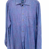 Haupt Men's Purple Size S Abstract Long Sleeve Shirt