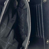 Steve Madden Black Zip Wallet Vegan Saffiano Leather Crossbody