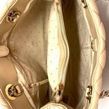 Kate Spade Gold Coast Maryanne Beige Quilted Leather Tote