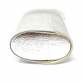 Statement Silver Flap Metallic Clutch