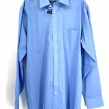 Stafford Men's Blue Size 36/XL Long Sleeve Shirt
