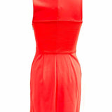 Armani Exchange Women's Red Size 0P Sleeveless Pleated Dress