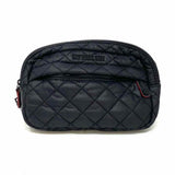 MZ WALLACE Nylon Black Quilted Waist Bag