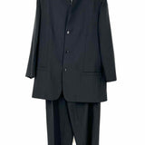 GIANNI VERSACE Men's Black 44 Suit