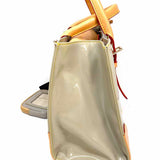 Dooney & Bourke Gray Patent Leather Tote w/ Pouch