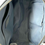 Fossil Carlie Light Blue Boston Pebbled Leather Satchel