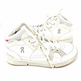 On Cloud Clubhouse Men's White Shoe Size 7.5 High Top Leather Sneakers