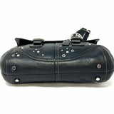 Coach Limited Edition Hampton Y2K No. F0793 Black Tote Studded Leather Satchel