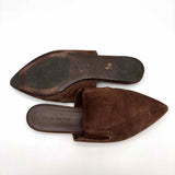 jenni kayne Women's Brown Size 41/10.5 Suede Mules