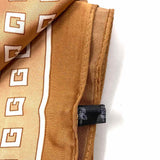Brown Square 26" Geometric Scarf