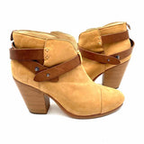rag & bone Harrow Women's Beige Size 38.5/8 Block Heel Suede Bootie