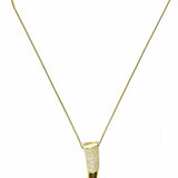 Michael Kors Gold Tone Statement PAVE Crystal Necklace