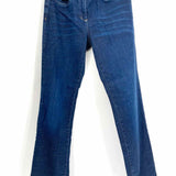 Eileen Fisher Women's Dark Blue Size 10 Mid Rise Straight Leg Jeans