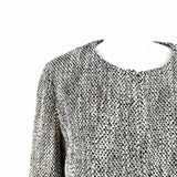 Tory Burch Vanessa Women's Black White Size 10 Suede Blazer