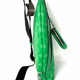 LOUIS VUITTON 2024 Duo Sling Bag Taigarama Cactus Green Made in France Crossbody