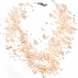 Statement Champagne Beaded Tassel Faux Pearl Necklace
