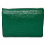 Gucci Dionysus Wallet On Chain Green Embellished Leather Made in Italy Crossbody