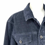 john varvatos Sawyer Men's Navy Size M Trucker Corduroy Jacket
