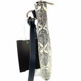 LOUIS VUITTON 2023 Denim Gray Monogram Jacquard Wristlet Clutch