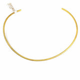 Metal Gold Tone Collar Necklace