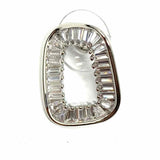 cara Silver Hoop Earrings