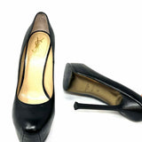 Saint Laurent Tribtoo 145 Women's Black Size 38/7.5 Platform Leather Pumps