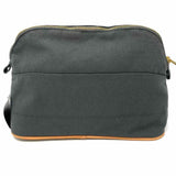 Hermes Bolide Trousse de Voyage Moyen Canvas Gray Zip Clutch