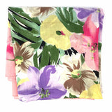 ECHO Cotton Multi-Color Square 36 Floral Scarf