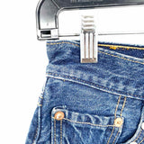 Levi's Women's Blue Size 24/00 High Rise Studded Shorts