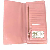 Nordstrom Pink Flap Ruched Leather Clutch