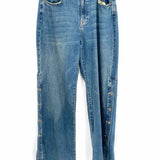 NILI LOTAN for Target Women's Blue Size 8 High Waisted Wide Leg Jeans