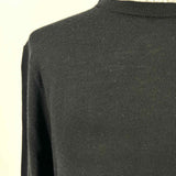 Ted Baker Women's Black Size L Layered Embroidered Flower Sweater