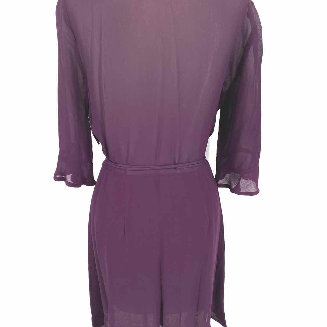 REFORMATION Women's Plum Wrap Size M Dress
