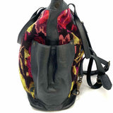 Nena & Co Day Bag Multi-Color Convertible Floral Leather Satchel