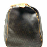 Christian Dior Coated Canvas Dark Brown Monogram Honeycomb Duffle Bag