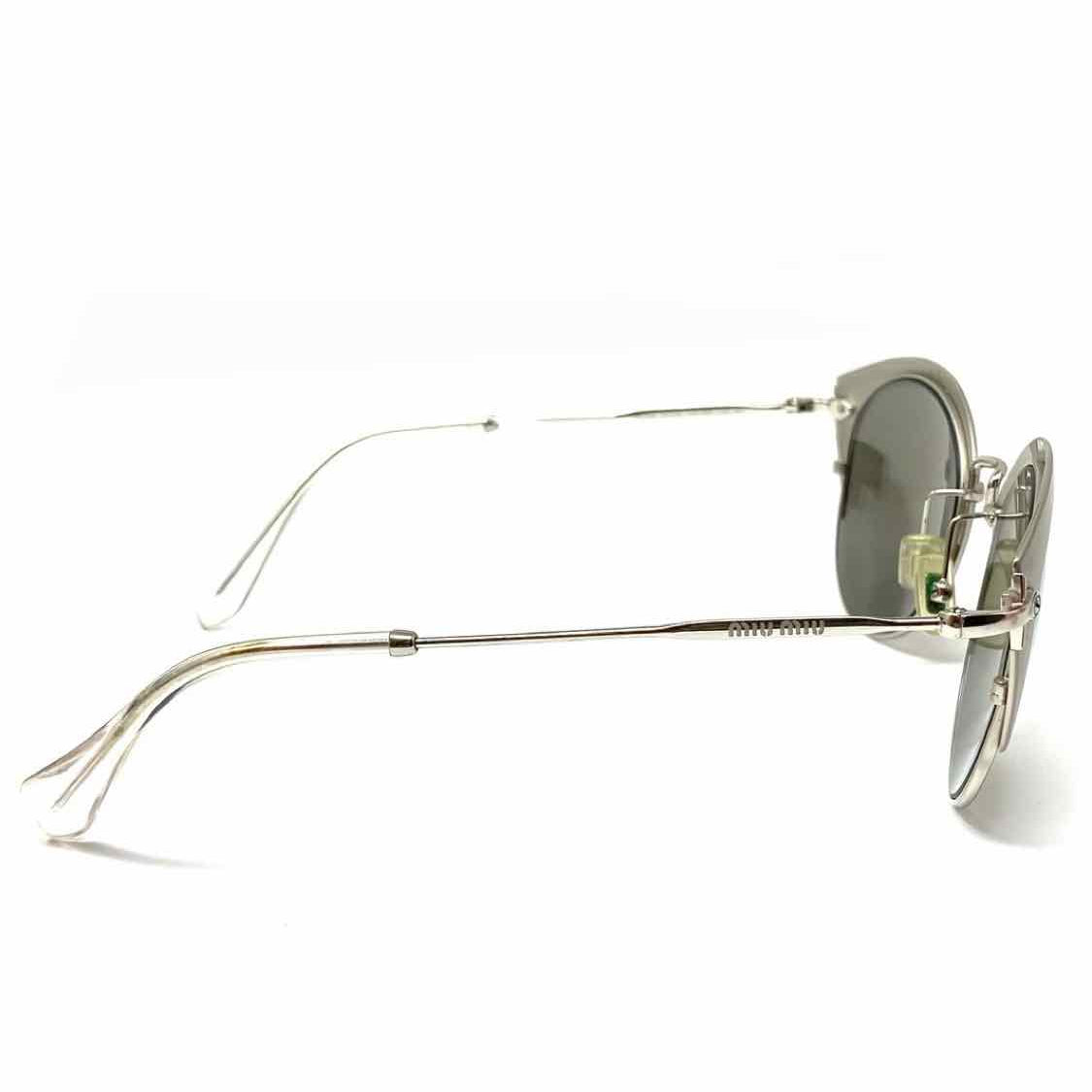 miu miu SMU 53R Gray Cat Eye Sunglasses