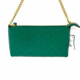 Gucci Green Shoulder Guccissima Leather Clutch
