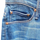 Mother Women's Blue Size 26/2 Crop Skinny Jeans