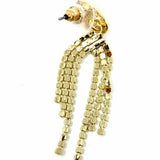 Panacea Gold Tone Chandelier 2" Earrings