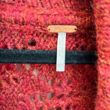 Free People Women's Red Size XS Shawl Collar Wool Blend Dolman Sleeve Cardigan