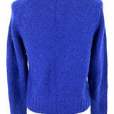Vince Women's Blue Size S/P Mock Neck Cashmere Sweater