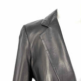 rag & bone Charles Women's Black Size 0 Leather Blazer