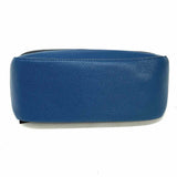 Vanessa Williams Blue Flap Pebbled Leather Crossbody
