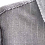 Toteme Women's Gray Size 36 Button Down Pinstripe Long Sleeve Shirt