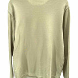 FRAME Men's Green Size M Crew Cotton Long Sleeve