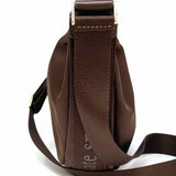 Kate Spade Carter Nylon Brown Crescent Crossbody